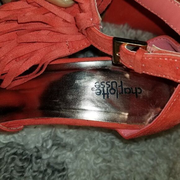 CHARLOTTE RUSSE WEDGE STYLE OPEN TOE WOMEN"S SANDAL - Picture 7 of 14